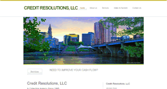 Desktop Screenshot of creditresolutions.com